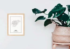 Stadsposter maken bij de Posterkamer