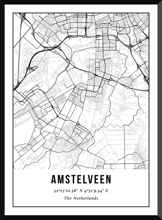 Poster van Amstelveen