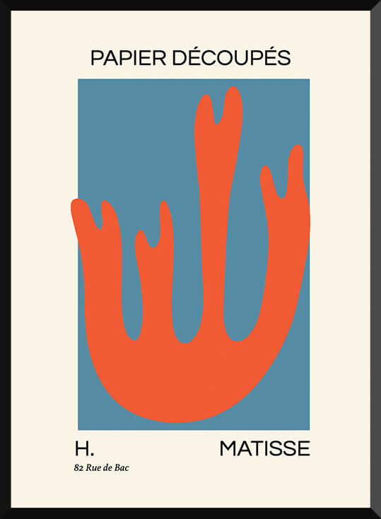 Matisse poster cutout