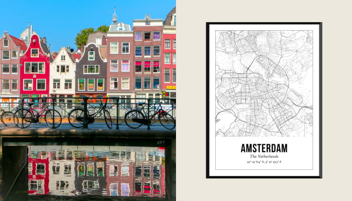 Stadsposter van Amsterdam