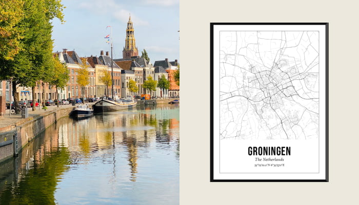 Poster van Groningen