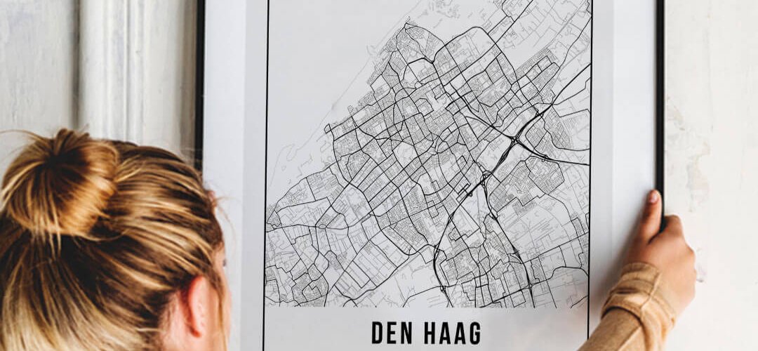 City Map Poster van Den Haag